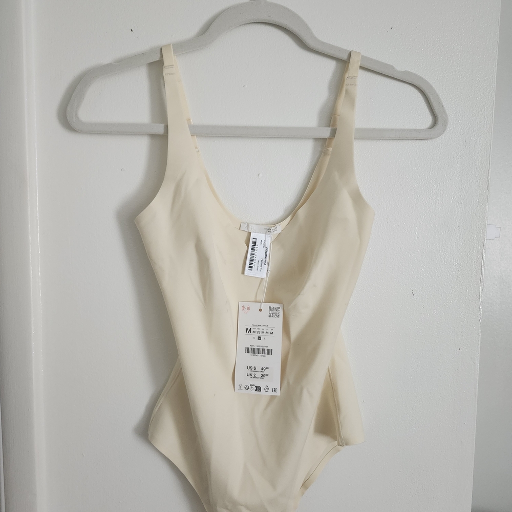 Cream One-Piece Swimsuit - Kids
